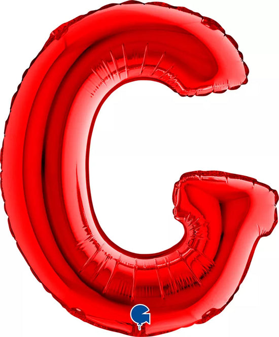 Grabo Foil Balloon Red 14" Letter G