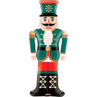 Prima Foil Balloon Nutcracker Green 47"