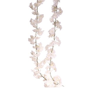 White Blossom Flower Garland 2.1M