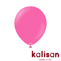 Kalisan Standard Fuchsia 12" Latex Balloons 100pk