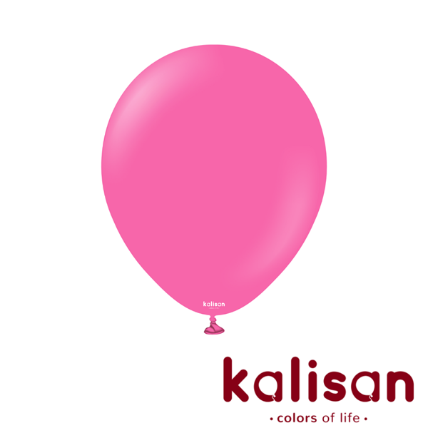 Kalisan Standard Fuchsia 12" Latex Balloons 100pk