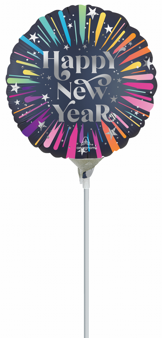 Anagram New Years Blast 9" Air Fill Foil Balloon