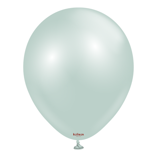 Kalisan 25 Pack Latex Balloons Aura Ice Mint 18