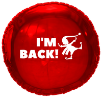 Oaktree Elf I'm Back 18" Foil Balloon