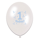 Age 1 Male Latex Balloons 6 x 8pk