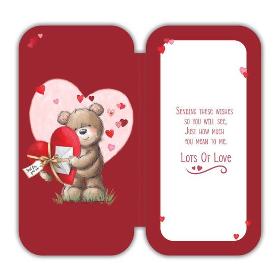 Prelude 6 Pack Cards Valentine's Day C55 Open