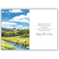 Kingsley 6-pack C50 Father's Day Grandad greeting cards featuring colorful designs and heartfelt messages for grandfathers.