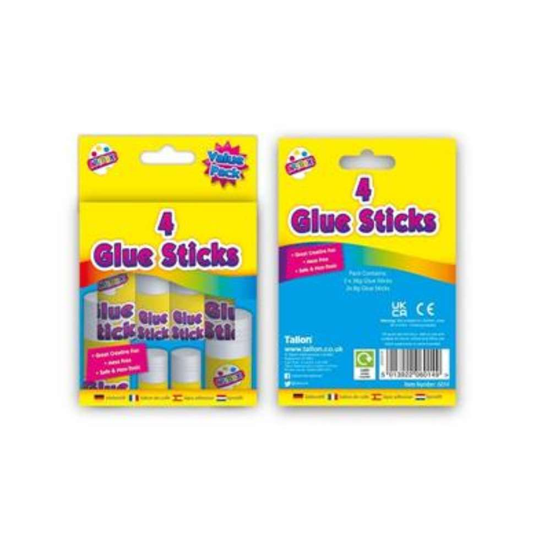 4 Glue Sticks 2x36g & 2x8g