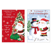 Poppyhill C50 Christmas Great-Granddaughter 12pk