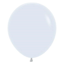 Sempertex Fashion White 18" Latex Balloons 25pk