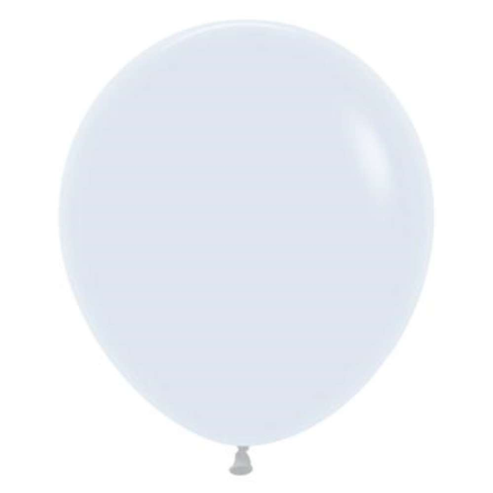 Sempertex Fashion White 18" Latex Balloons 25pk