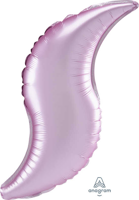 Anagram Satin Luxe Pastel Pink 28" Curve Foil