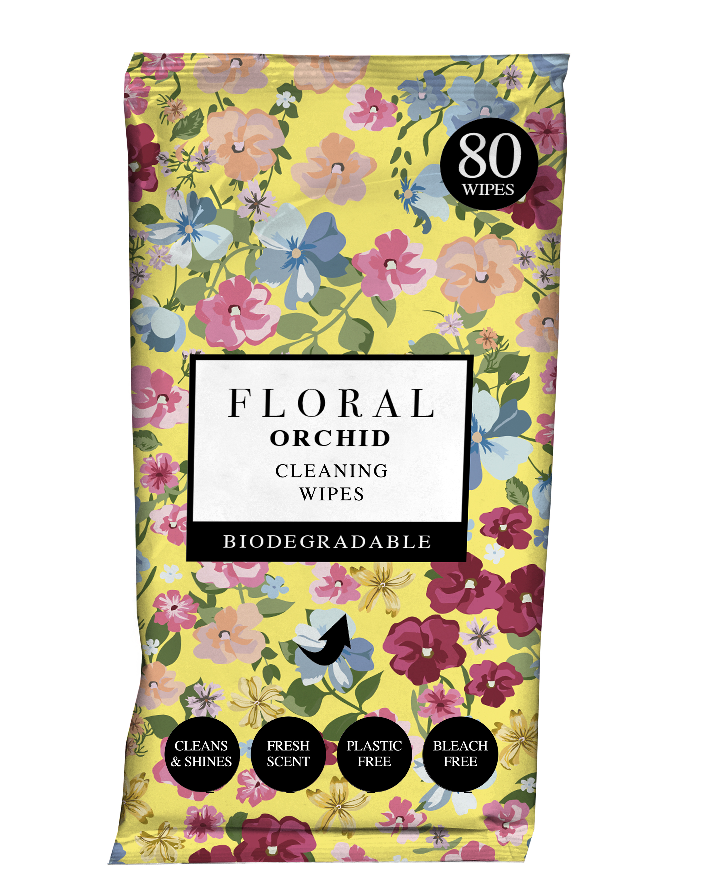 RTC 80 Pack Antibac Wipes Orchid