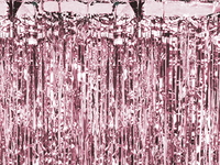 PartyDeco Rose Gold Door Curtain 90cm x 250cm