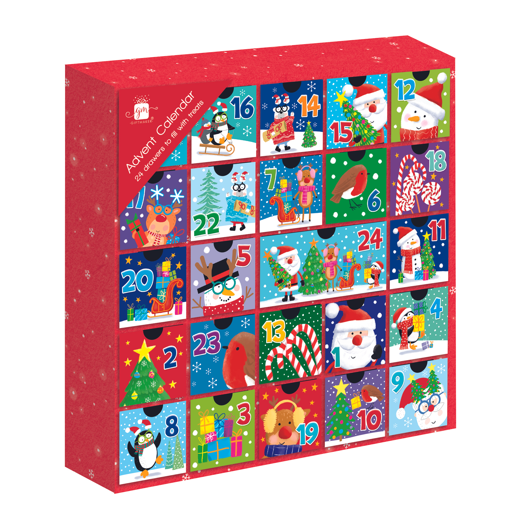 Advent Calendar Kids 5x27x27cm