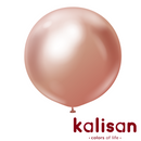 Kalisan Mirror Rose Gold 36" Latex Balloons 2pk