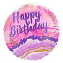 Anagram Watercolour Marble 18" Foil Balloon