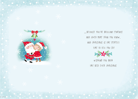 Regal 6 Pack C75 Cards Christmas Mum & Dad