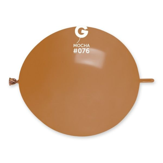 Gemar 50 Pack Latex Balloons Glink Mocha 13