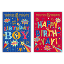 Poppyhill C50 Birthday Age 6 12pk