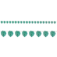 Amscan Banner Green Palm Leaf 18ft