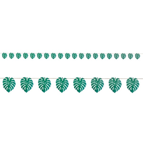 Amscan Banner Green Palm Leaf 18ft