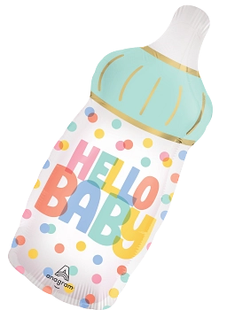Anagram Satin Modern Baby 28" Foil Balloon