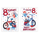 Poppyhill C50 Birthday Age 8 12pk