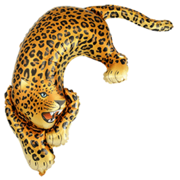 Savage Leopard 42" Shape Foil Balloon