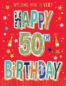 Regal 6 Pack Cards S8 Everyday Birthday Age 50