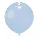 Blue Gemar latex balloons, 19-inch decorator balloons in a 25-pack, ideal for party decorations and celebrations.