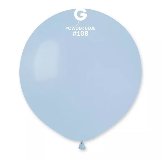 Gemar 25 Pack Latex Balloons Blue 19"