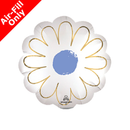 Anagram Satin Purple Daisy 14" Foil Balloon