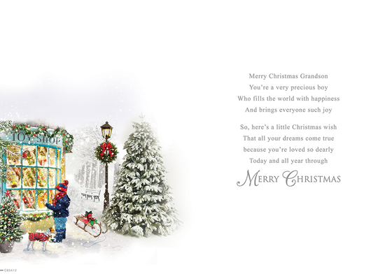 Regal 6 Pack C75 Cards Christmas Grandson