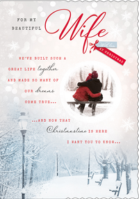 Regal 6 Pack C90 Cards Christmas Wife