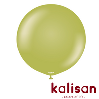 Kalisan Retro Olive Green 36" Latex Balloons 2pk