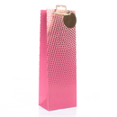 Gift Bag Pink Spots Bottle 6pk