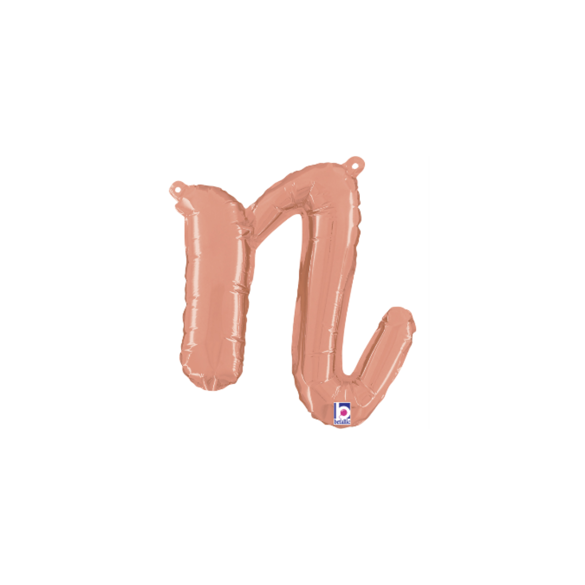 Grabo Foil Balloon Rose Gold 14" Letter N