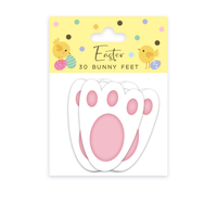 Eurowrap 30 Pack Easter Bunny Feet