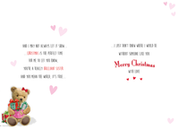 Regal 6 Pack C75 Cards Christmas Sister
