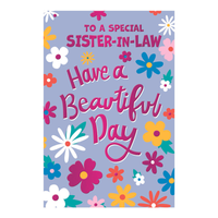Prelude 6 Pack Cards C75 Birthday Sister-In-Law