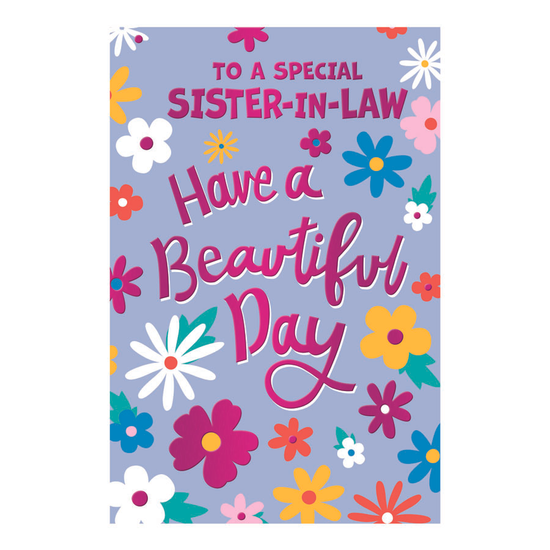 Prelude 6 Pack Cards C75 Birthday Sister-In-Law