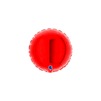 Grabo Foil Balloon Red Round 4"
