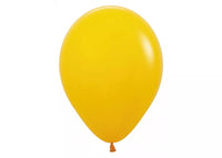 Sempertex Fashion Honey Yellow 12-inch latex balloons, 12-pack, ideal for decorating events and celebrations