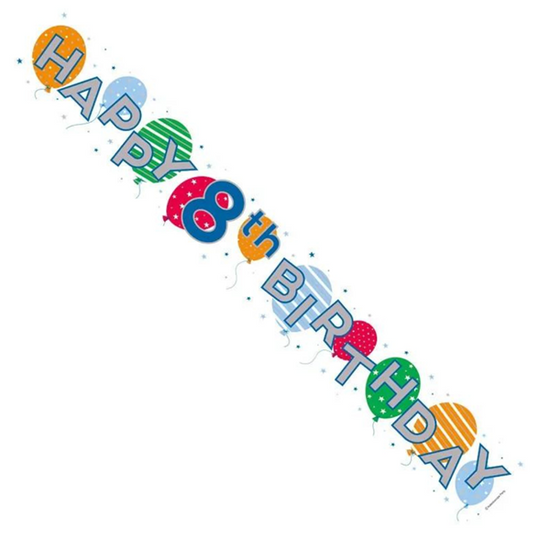 APAC Banner Age 8 Colourful 9ft