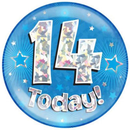 Oaktree Badge 14 Today Blue Jumbo 6