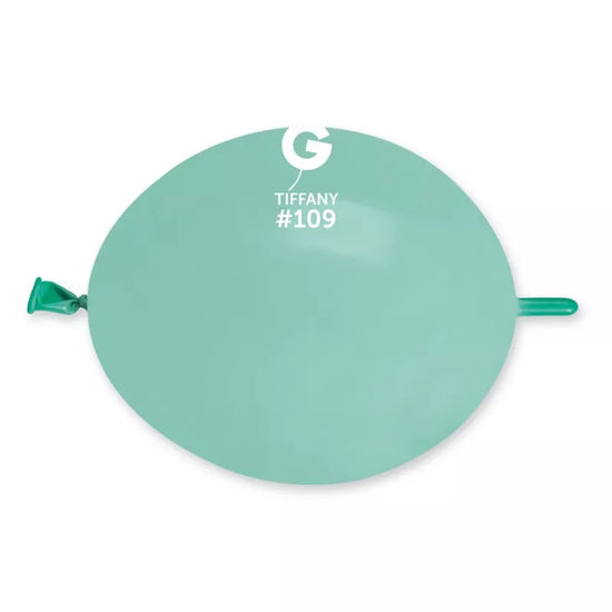 Gemar 100 Pack Latex Balloons Tiffany 6"