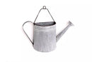 Sifcon hanging planter watering can in gardenware, 35x27.5cm, with a metal handle and spout for watering plants outdoors