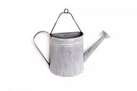Sifcon hanging planter watering can in gardenware, 35x27.5cm, with a metal handle and spout for watering plants outdoors