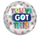 Anagram Foil Balloon Orbz You've Got This! 16